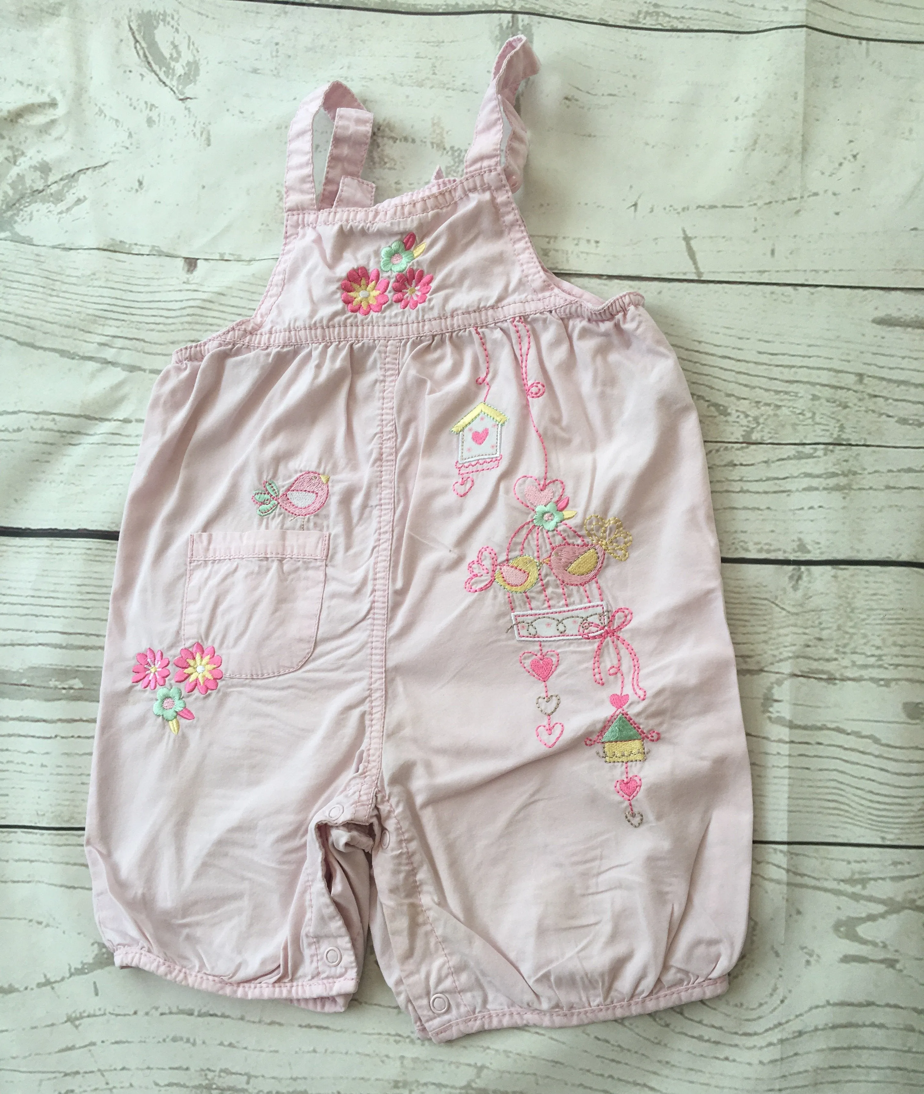 12-18 Months Cotton Embroidered Rompers