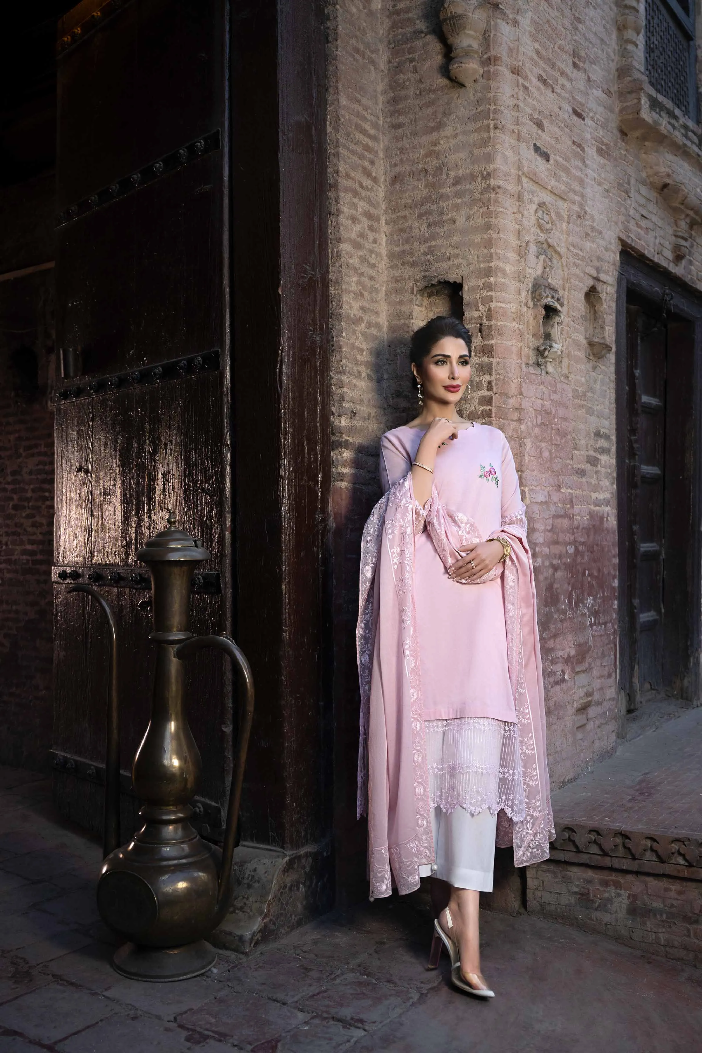 2 Piece - Embroidered Suit - KFE23-35