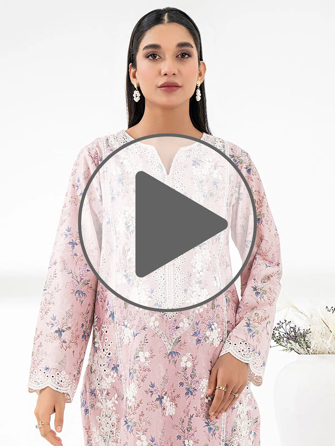 2 Piece Lawn Suit- Embroidered (Pret)