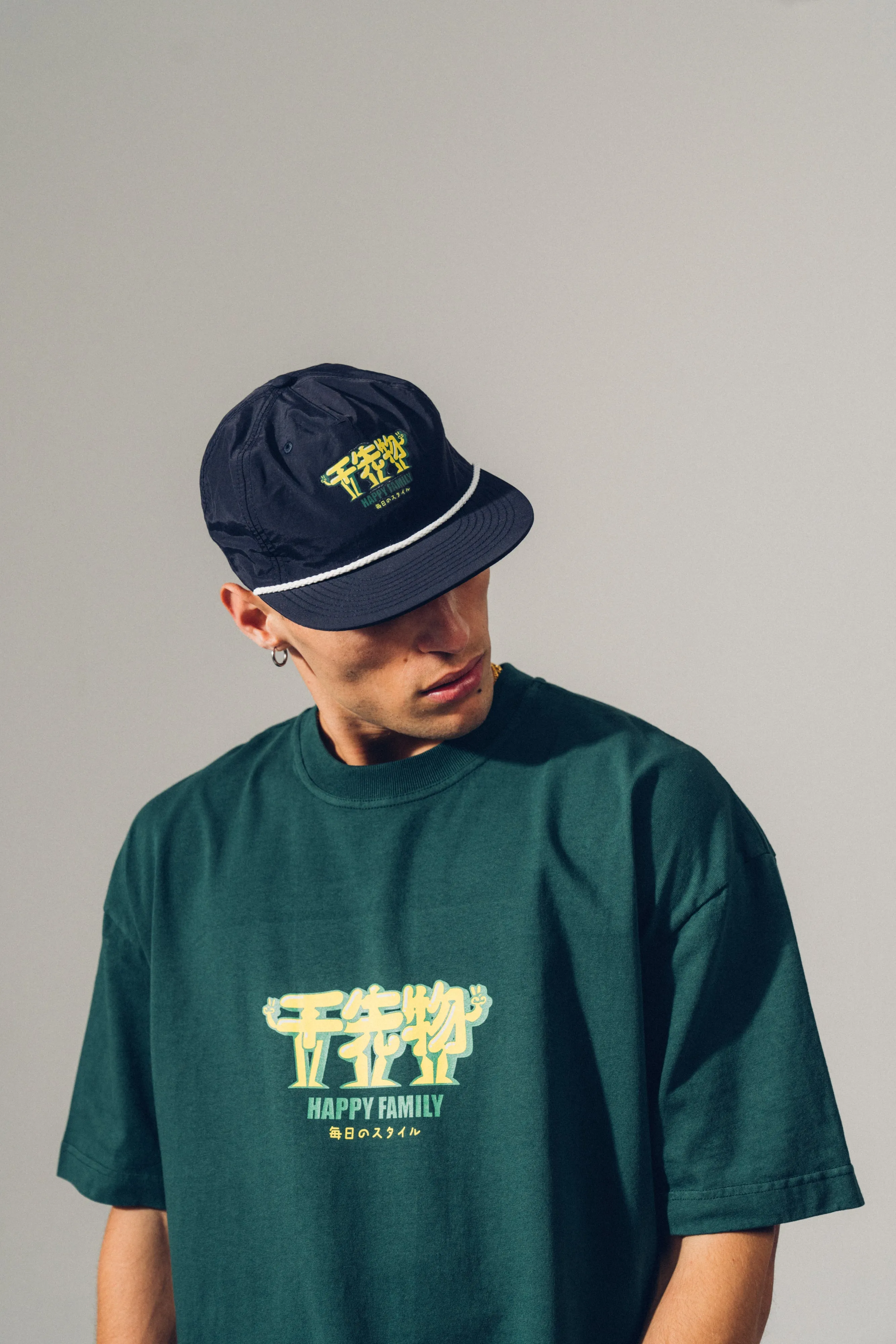 A Thousand Futures 'Lucky' Rope Cap - Recycled Nylon Navy