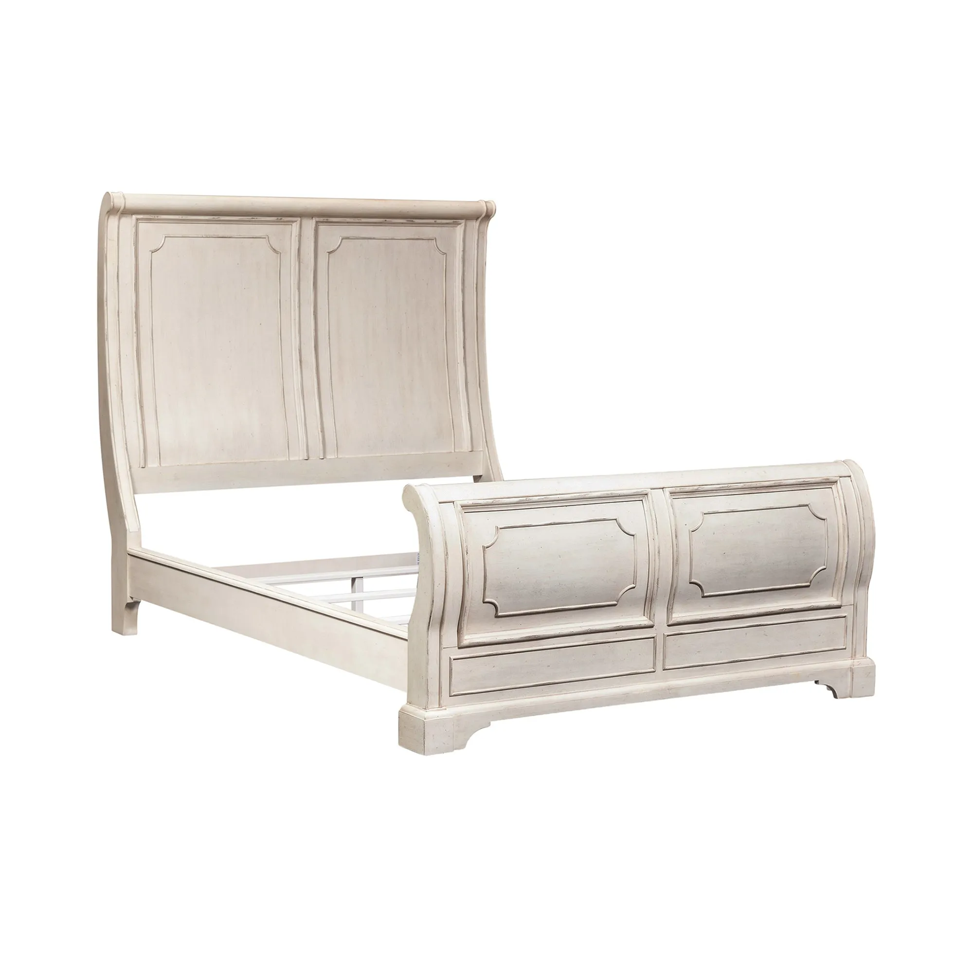 Abbey Road 455W-BR-KSLDMC King Sleigh Bed, Dresser & Mirror, Chest