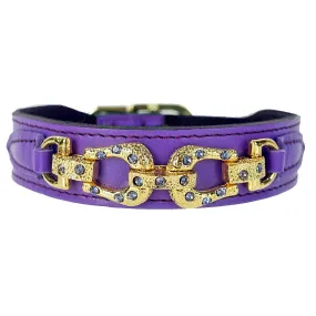 After Eight Dog Collar in Lavender