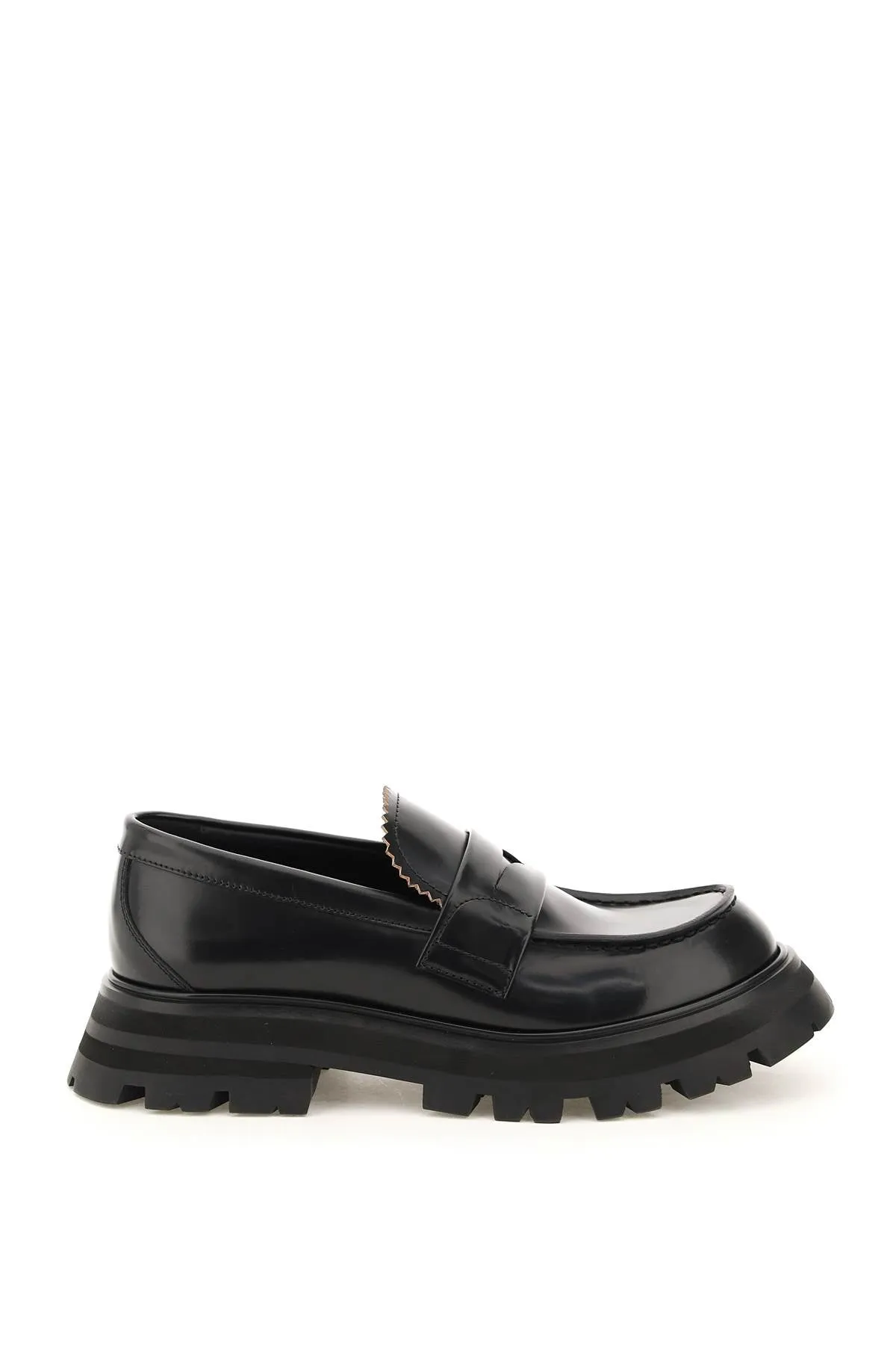 Alexander Mcqueen Wander Leather Moccasin (Size - 40)