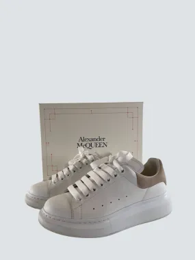 Alexander McQueen White Leather Trainers - UK 5