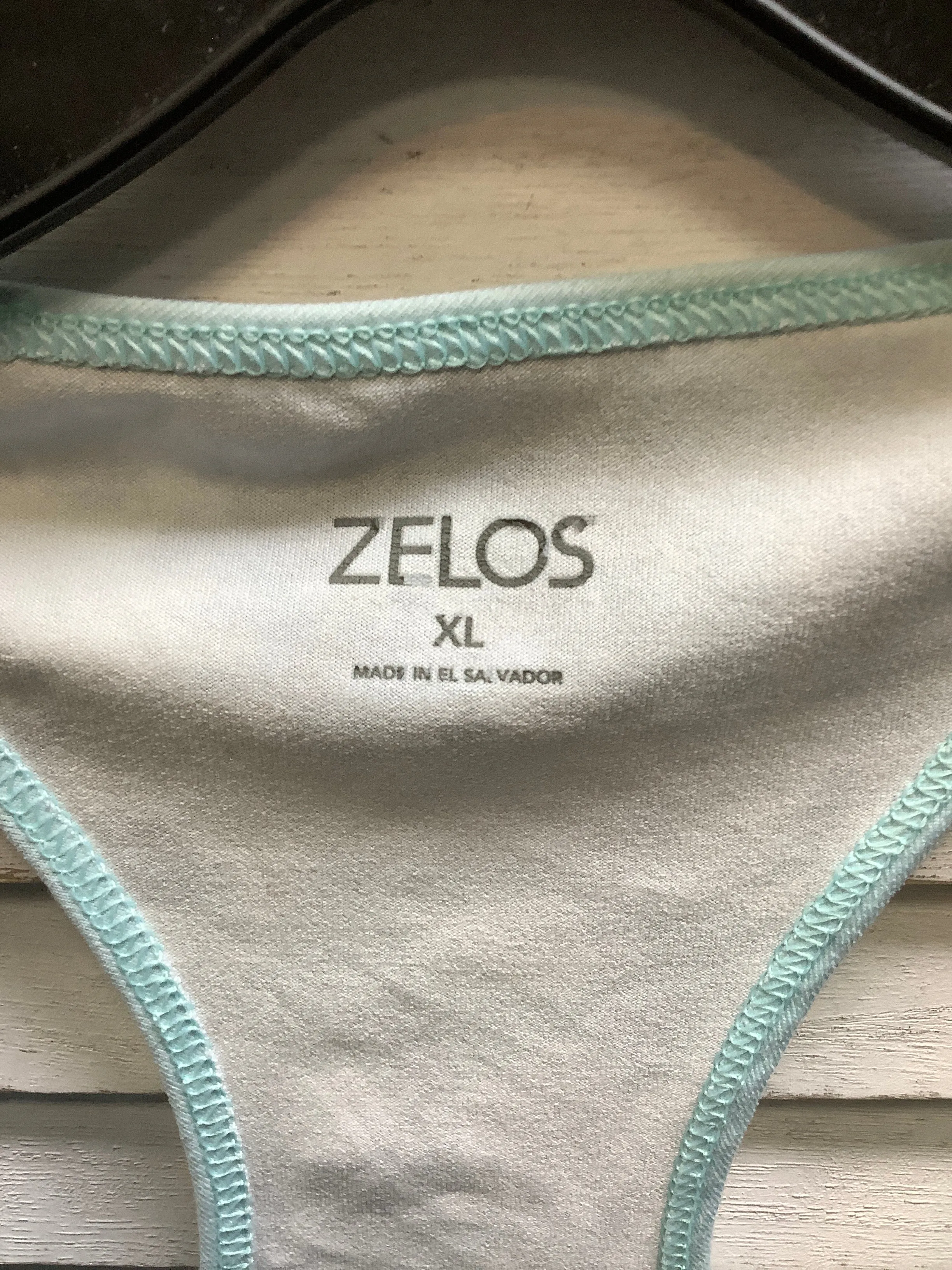 Athletic Bra By Zelos In Blue, Size: Xl