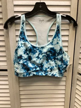 Athletic Bra By Zelos In Blue, Size: Xl