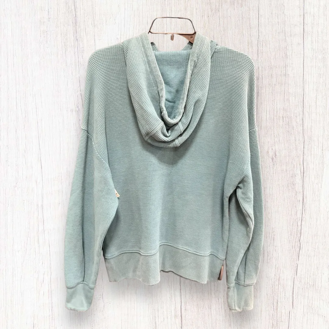 Athletic Sweatshirt Hoodie By Athleta In Green, Size: M