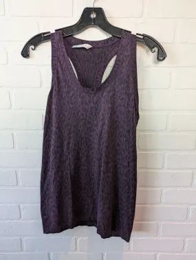 Athletic Tank Top By Athleta In Black & Purple, Size: M