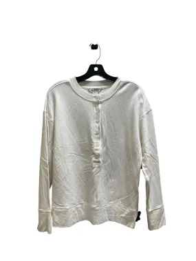Athletic Top Long Sleeve Crewneck By Athleta In White, Size: S