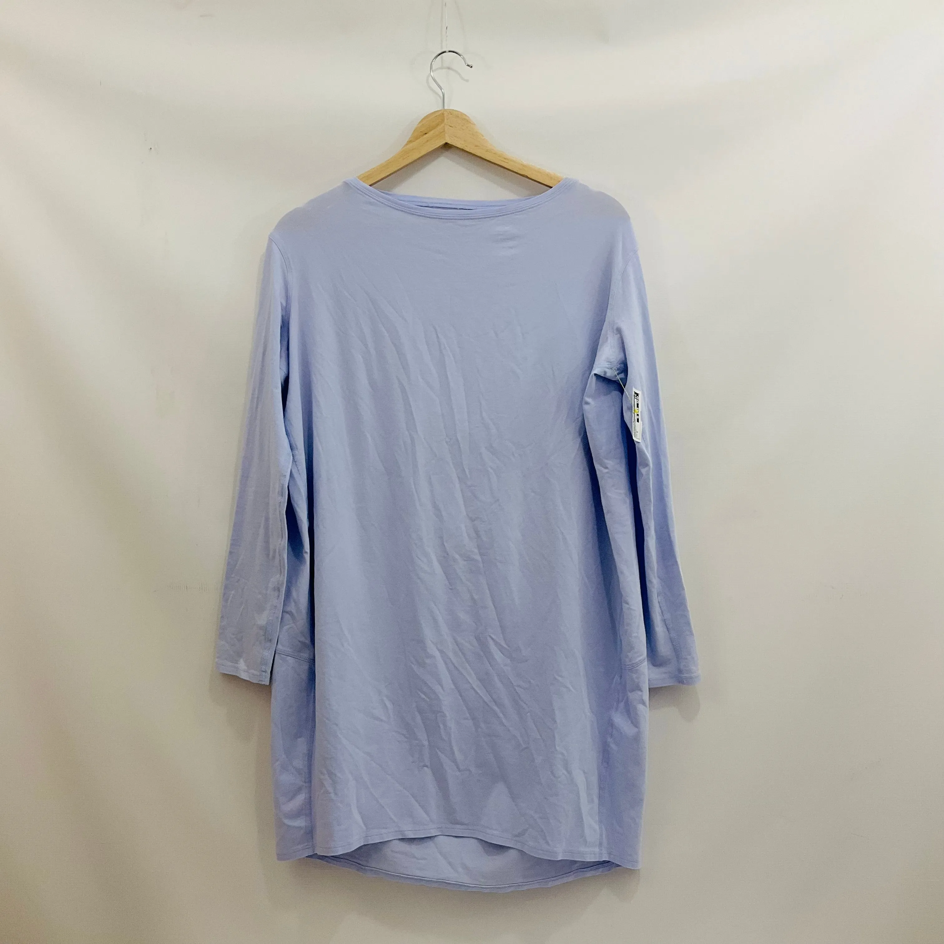 Athletic Top Long Sleeve Crewneck By Lululemon In Purple, Size: 8