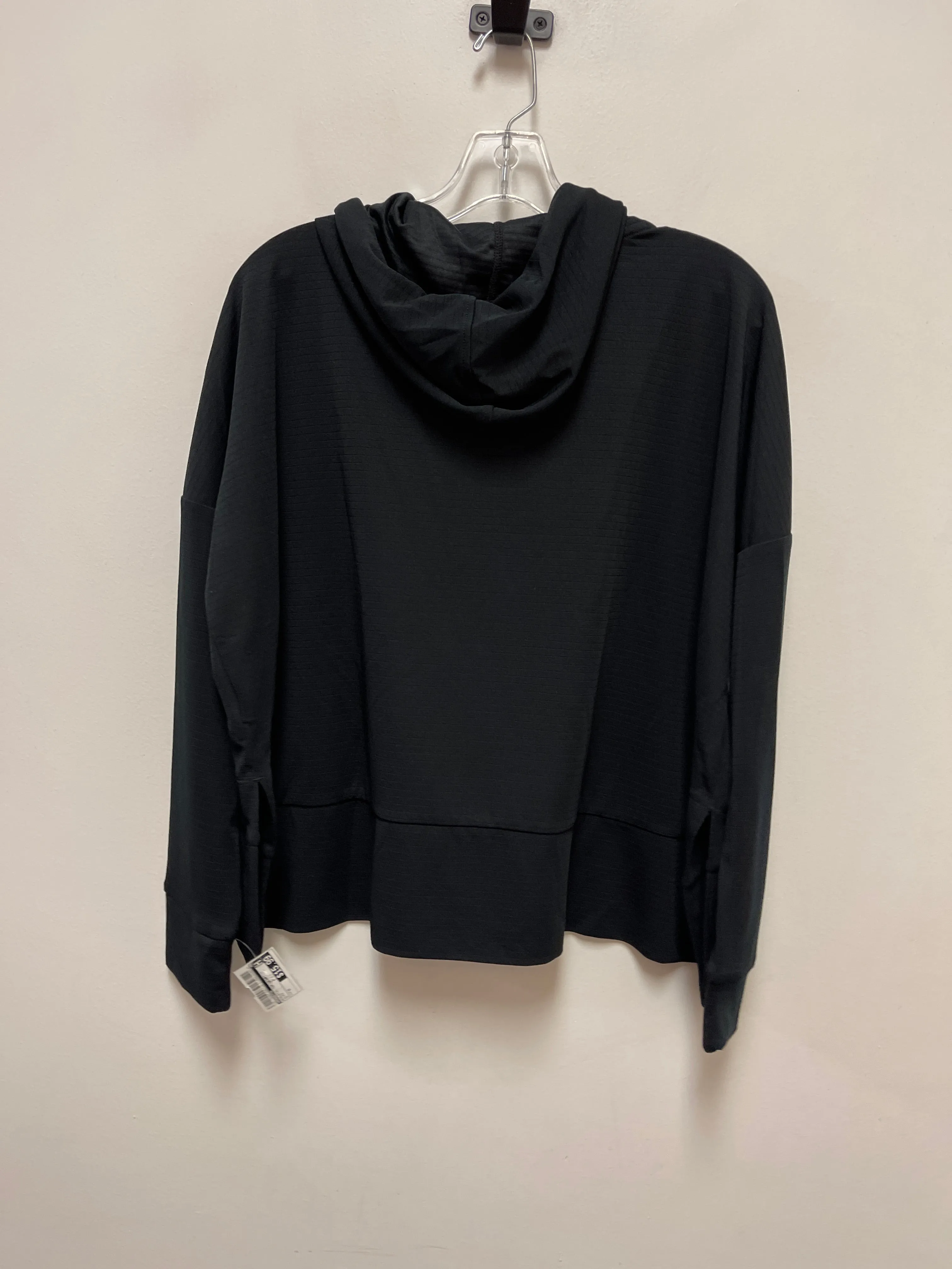 Athletic Top Long Sleeve Hoodie By Mondetta In Black, Size: M