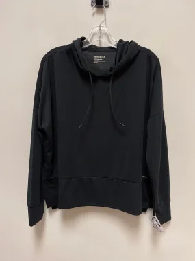 Athletic Top Long Sleeve Hoodie By Mondetta In Black, Size: M
