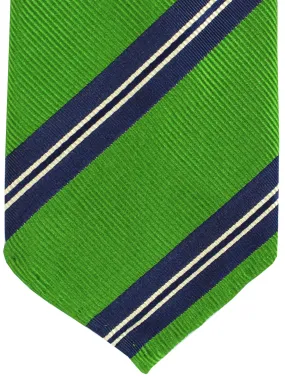 Attolini Tie Green Aqua Stripes - Unique Pattern FINAL SALE