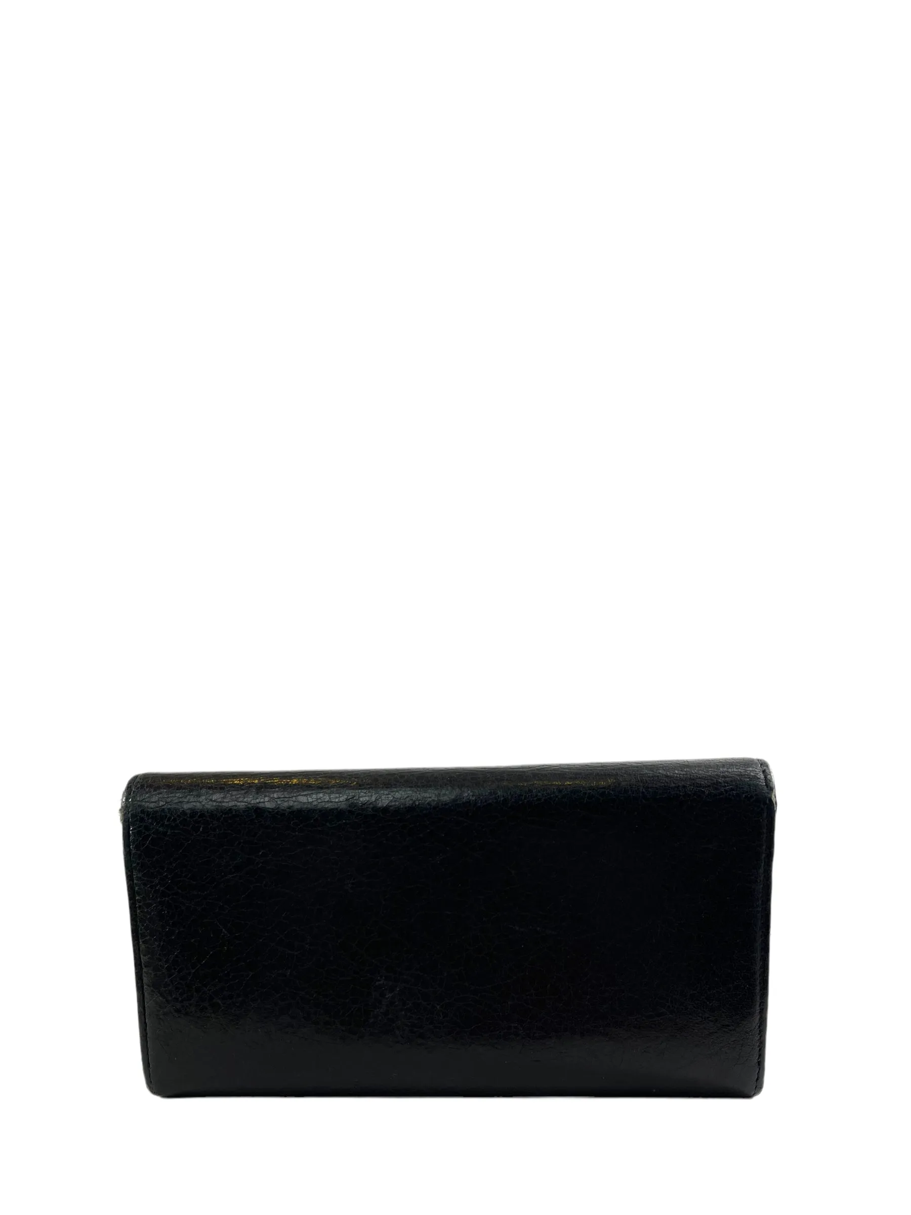 Balenciaga Black Leather City Wallet
