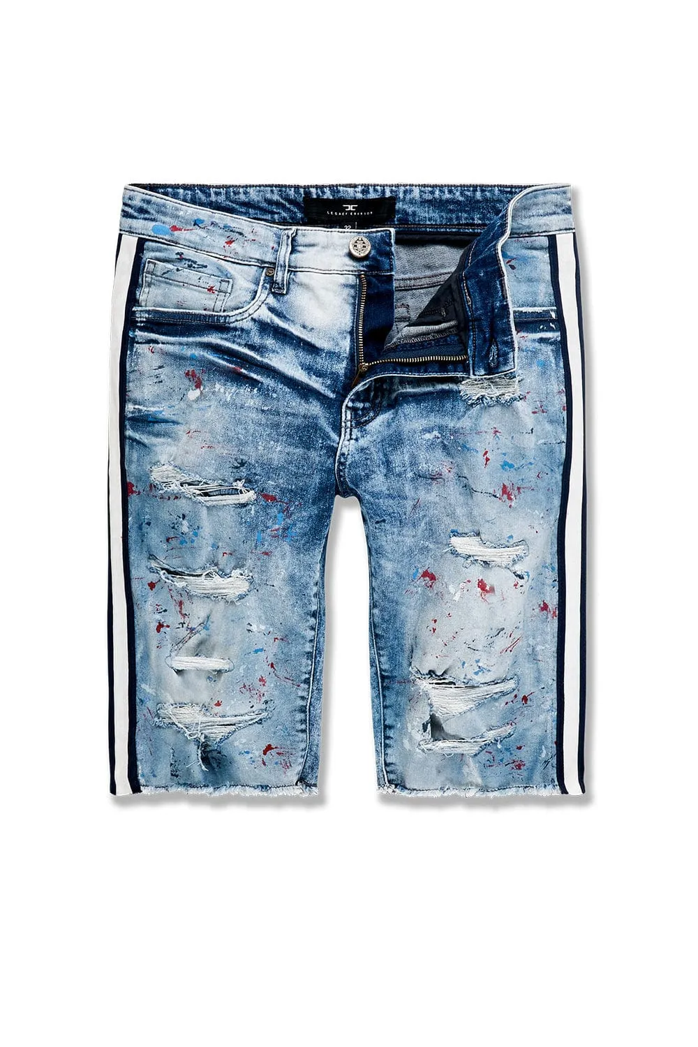 Big Men's OG Odyssey Striped Denim Shorts
