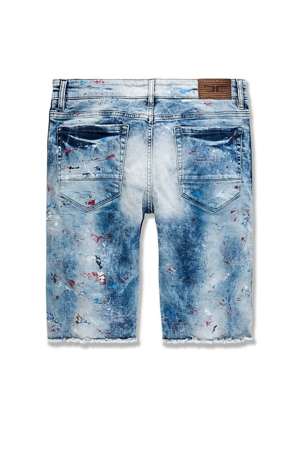 Big Men's OG Odyssey Striped Denim Shorts