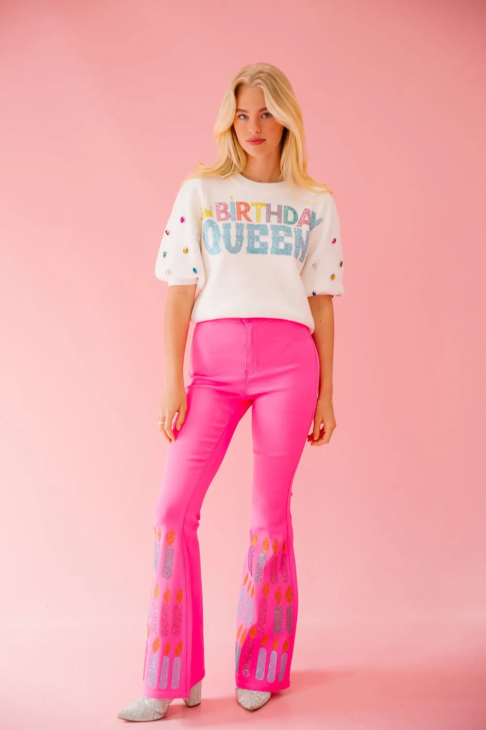 BIRTHDAY CANDLES PINK FLARES