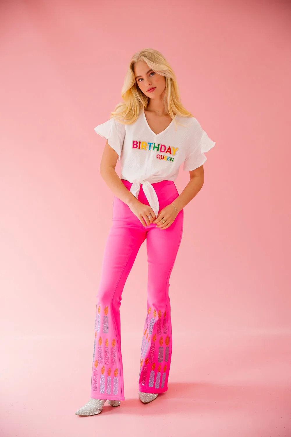 BIRTHDAY CANDLES PINK FLARES