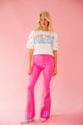 BIRTHDAY CANDLES PINK FLARES
