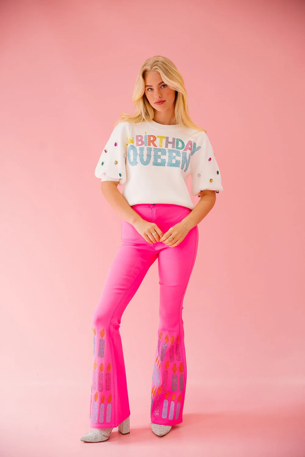BIRTHDAY CANDLES PINK FLARES
