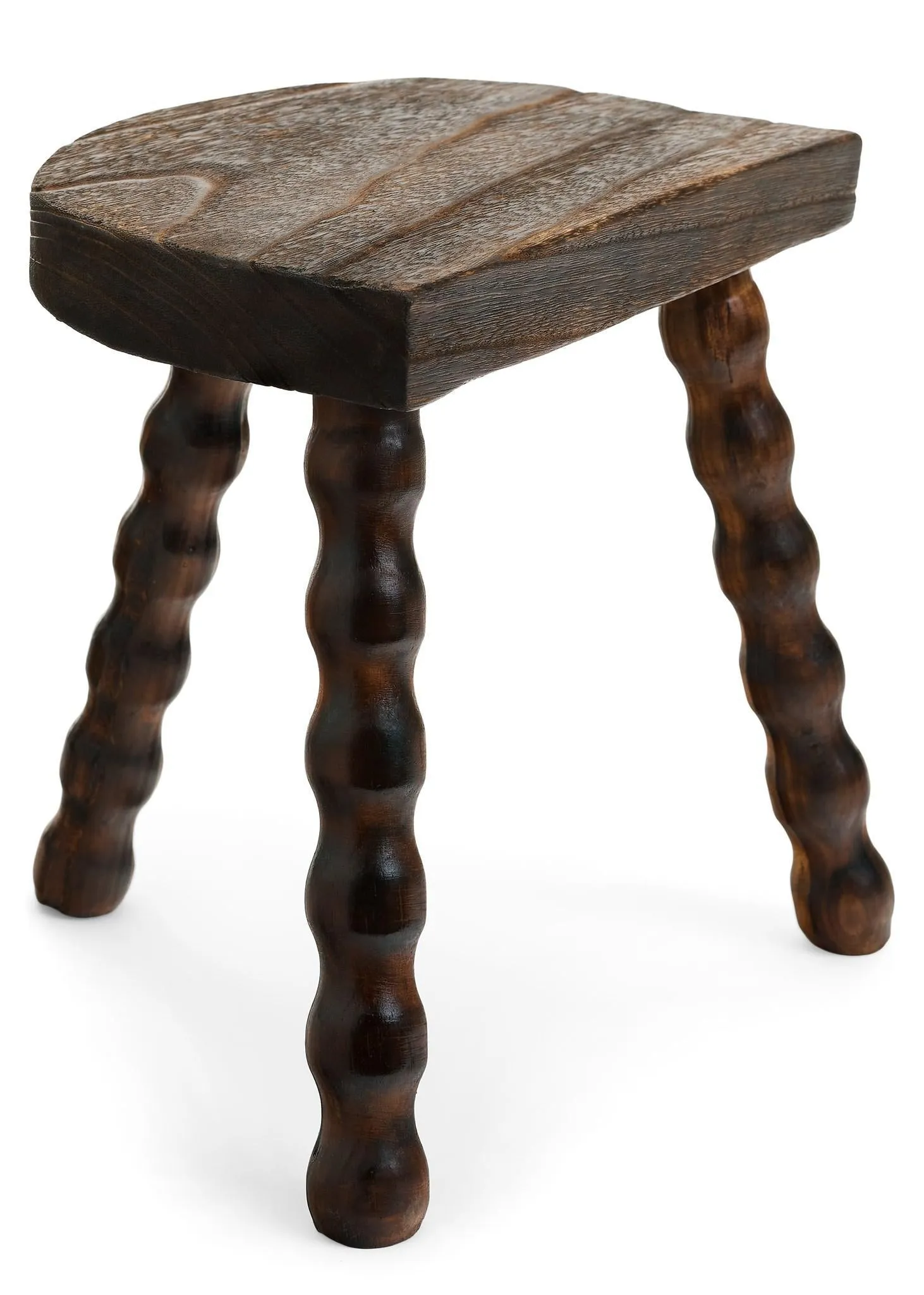 Brown Bobbin Stool