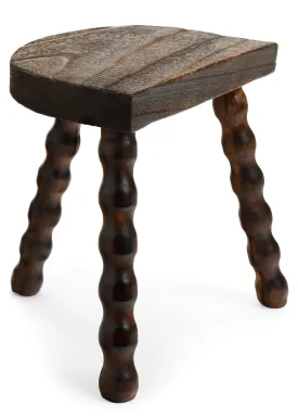 Brown Bobbin Stool
