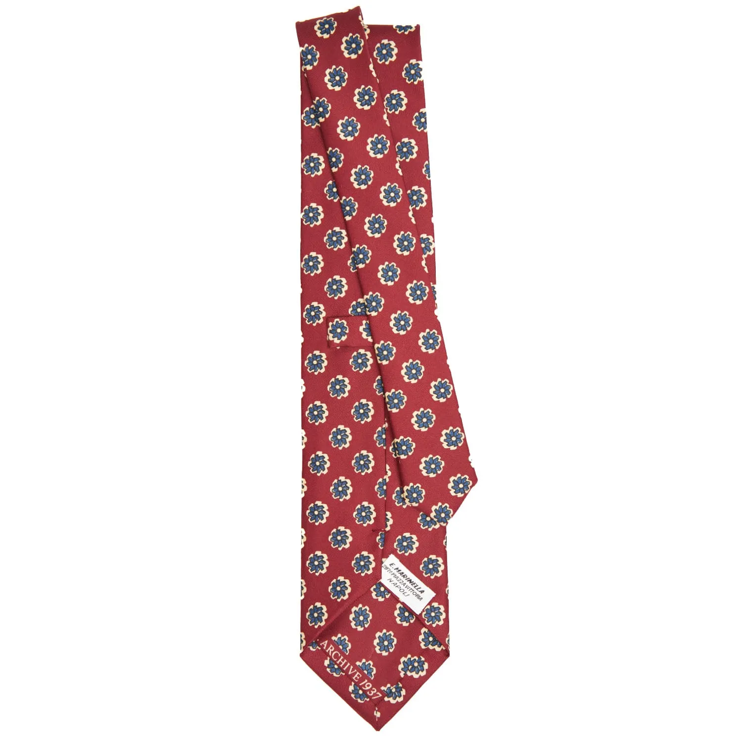 BURGUNDY SILK TIE