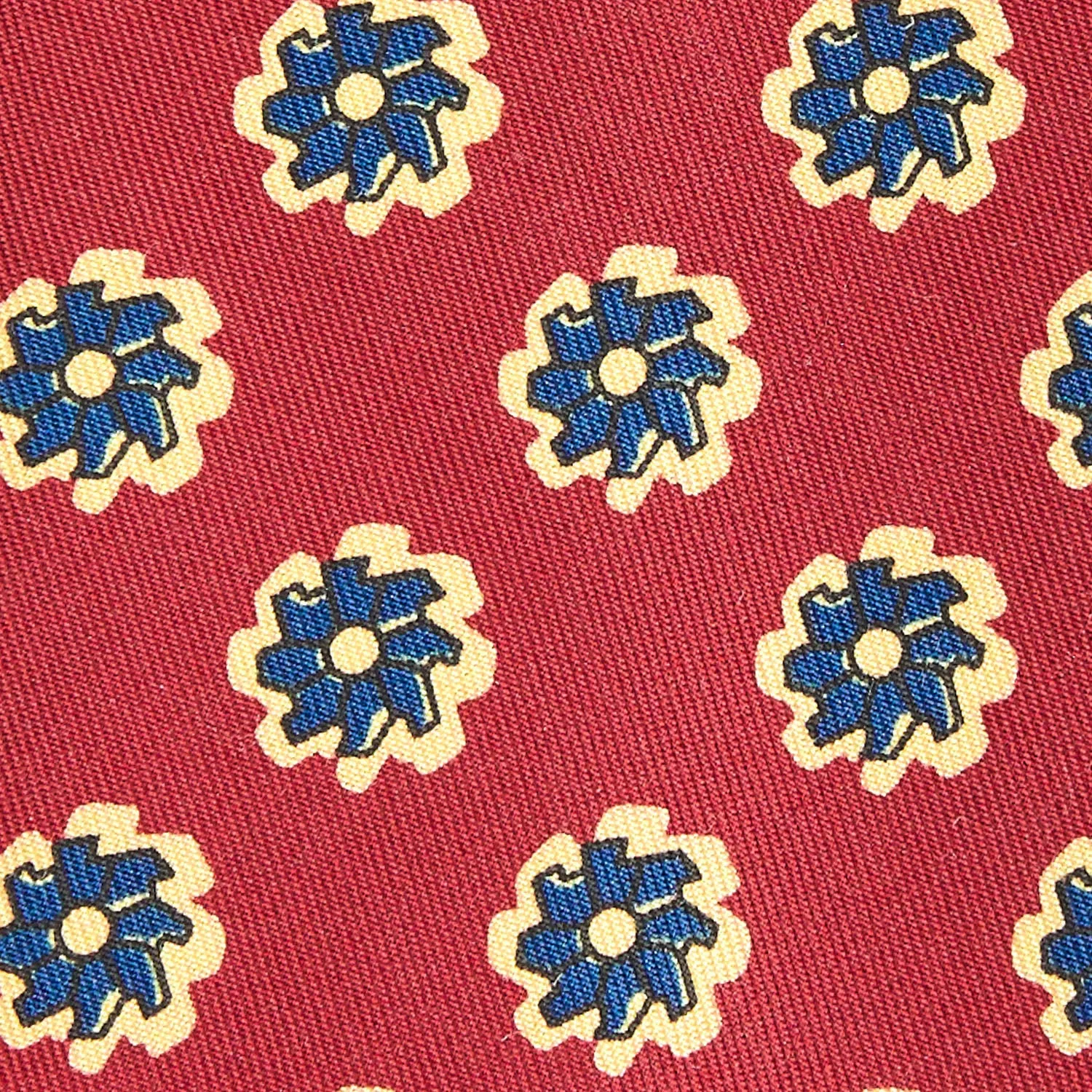 BURGUNDY SILK TIE