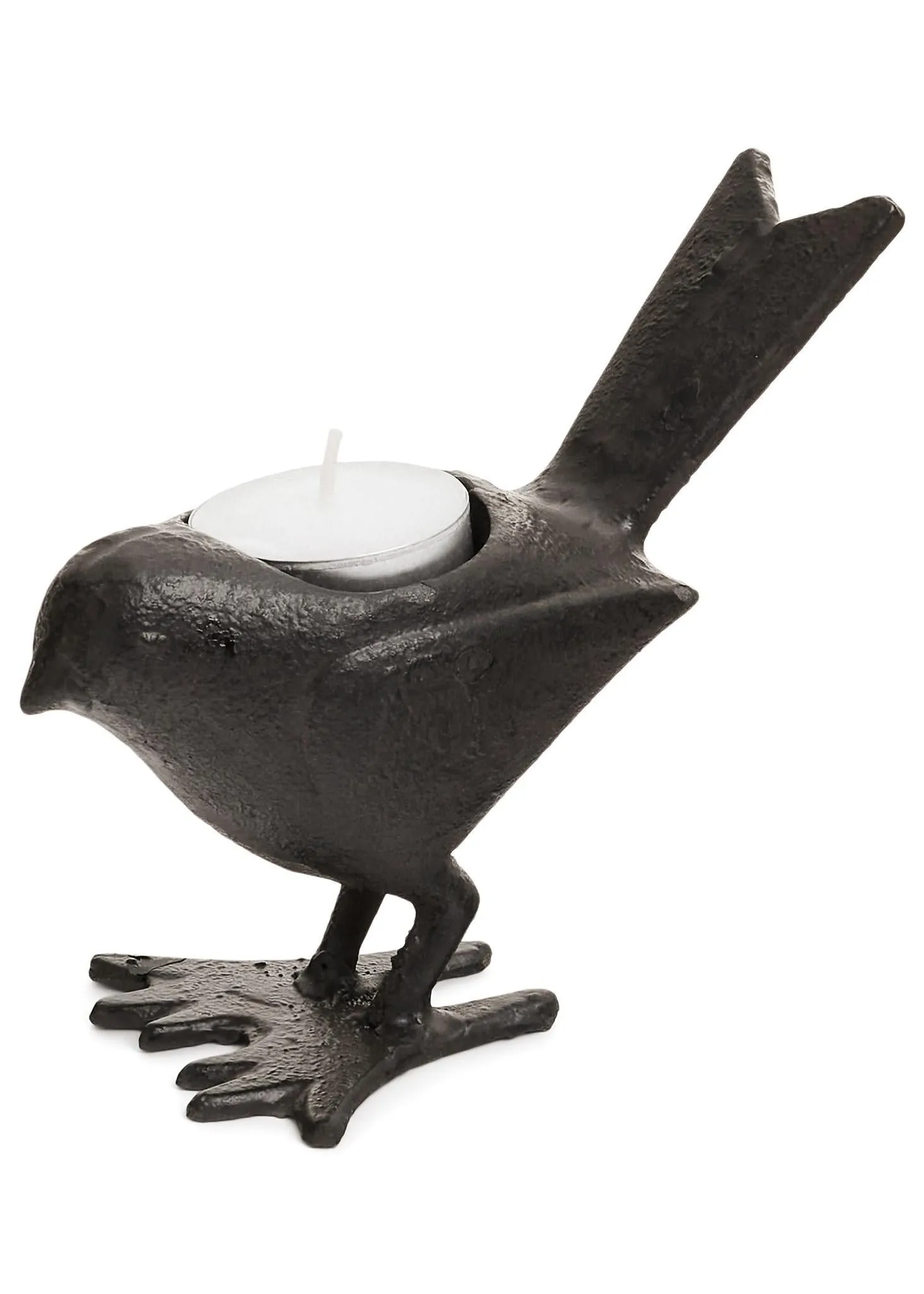 Cast Iron Bird Tealight Holder