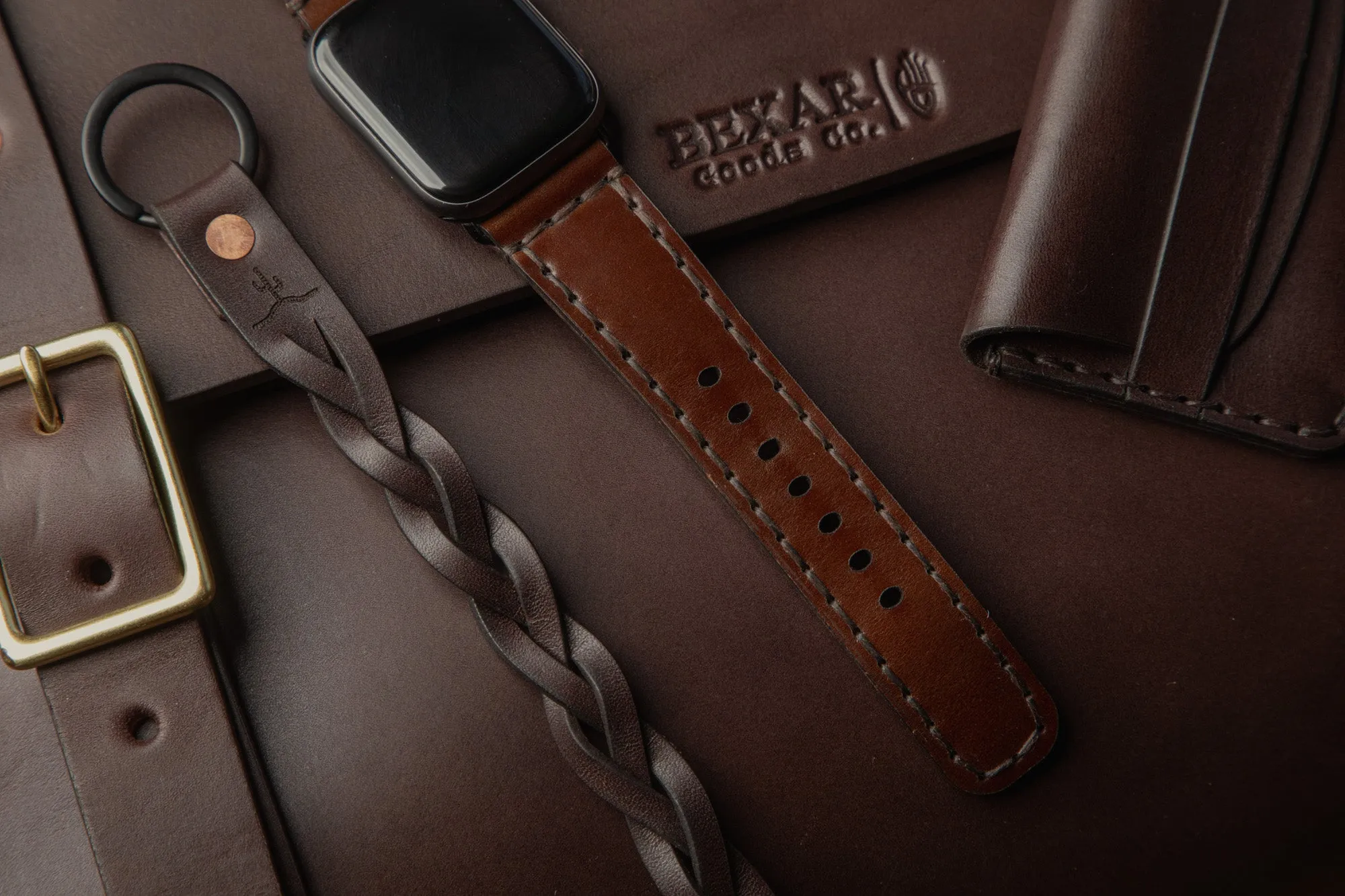 Chocolate Cordovan - Apple Watch Strap Explorer