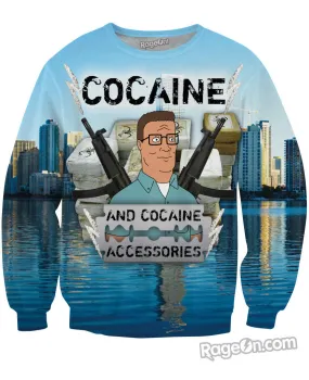 Cocaine and Cocaine Accessories Crewneck Sweatshirt