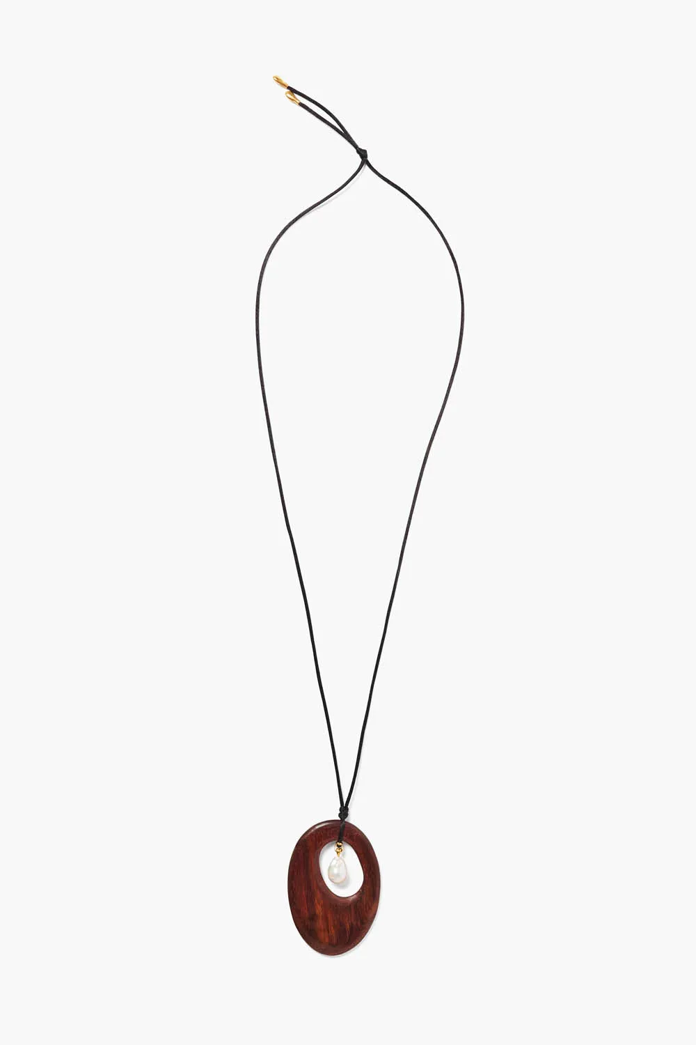 Corinne Necklace Dark Wood