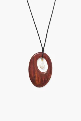 Corinne Necklace Dark Wood