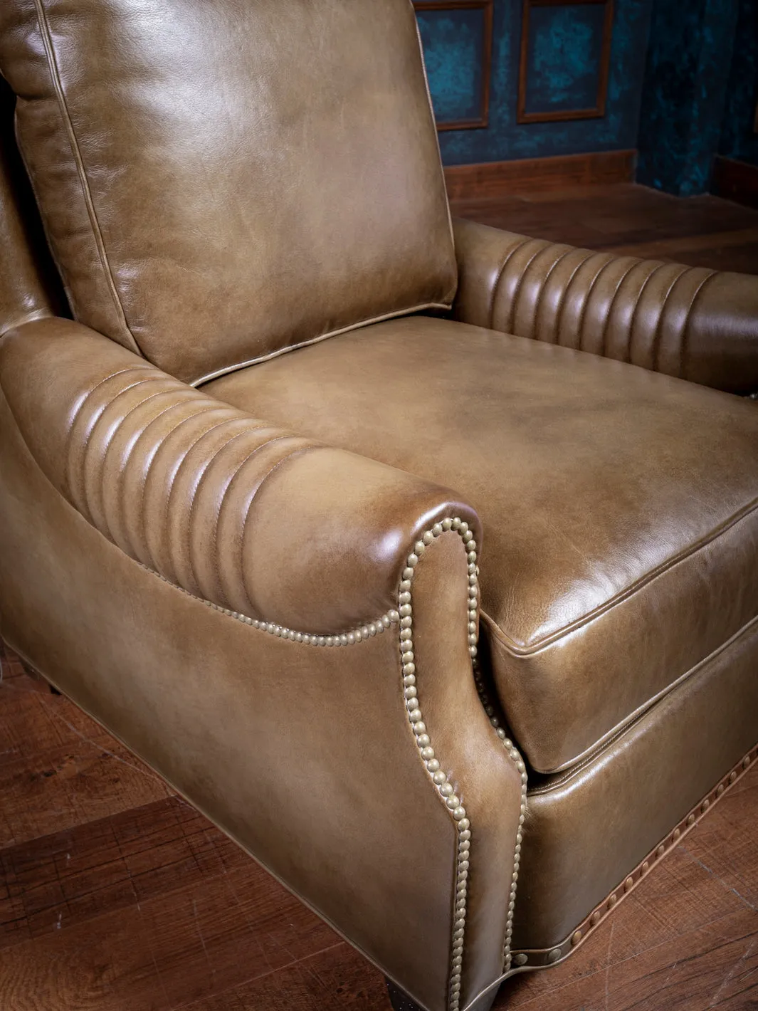 Countryside Leather Accent Chair