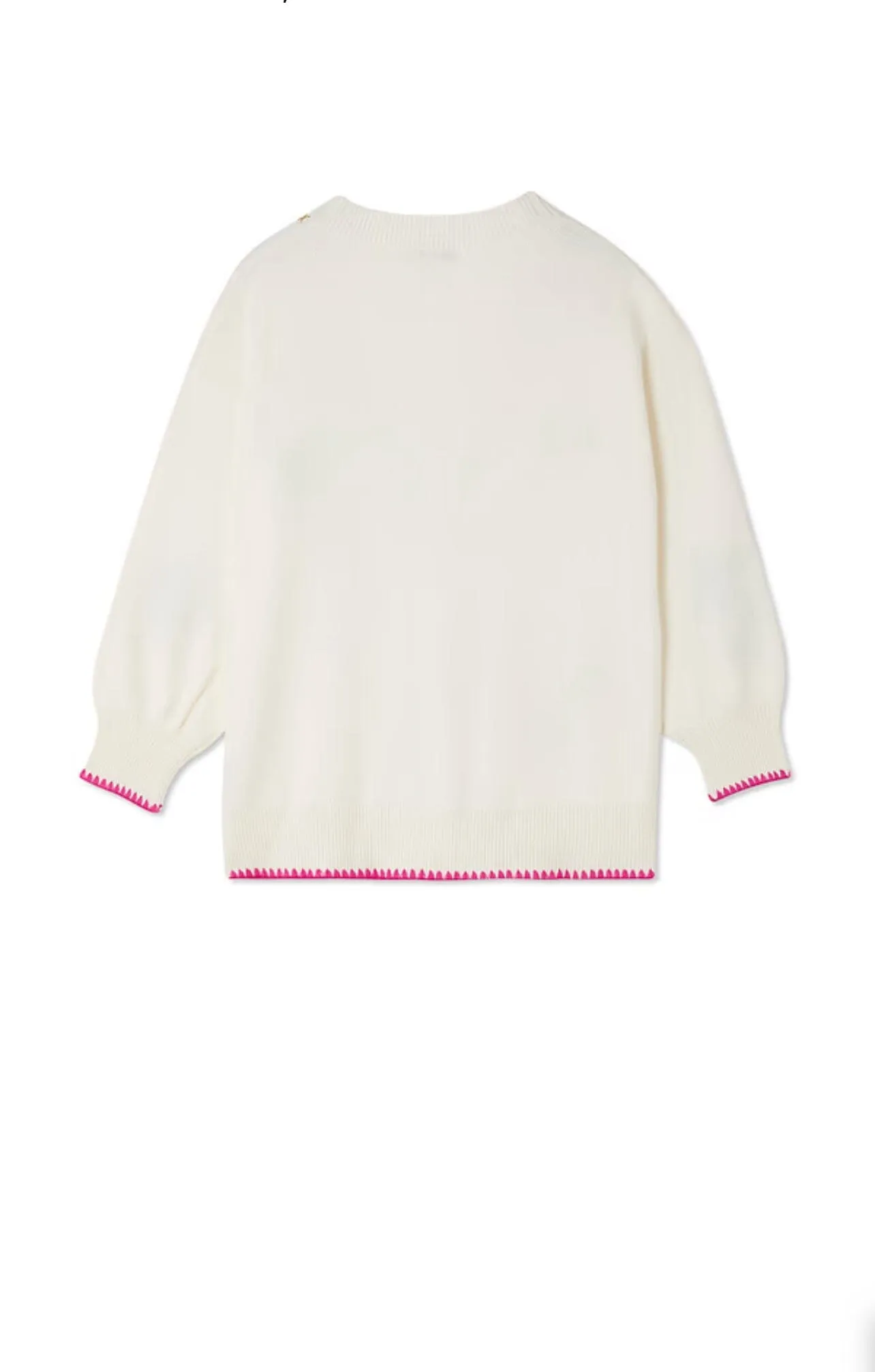 CREAM IBIZA EMBROIDERED CARDIGAN