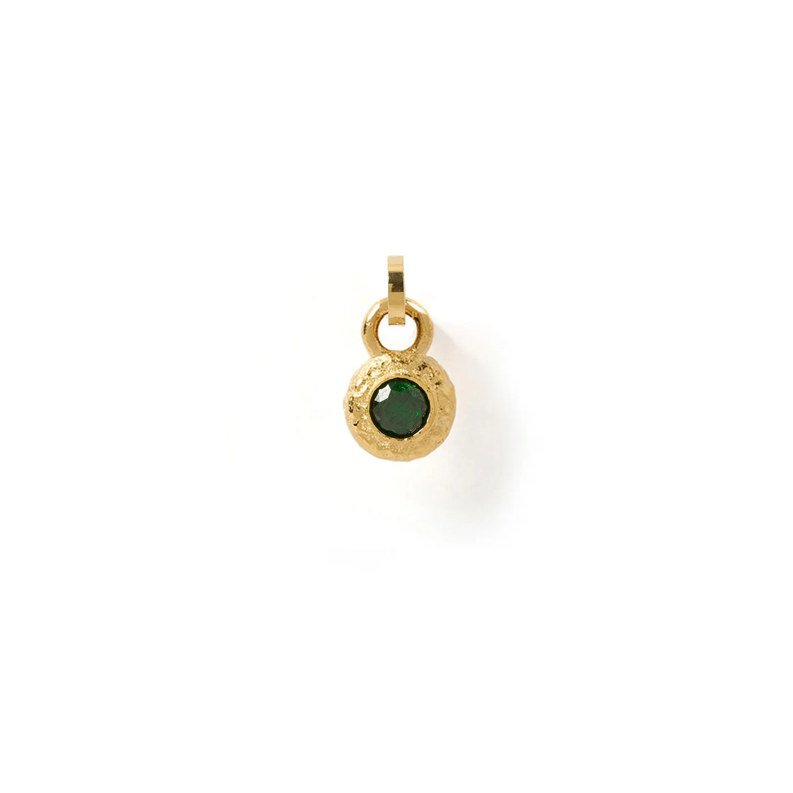 Crushed Birthstone Charm