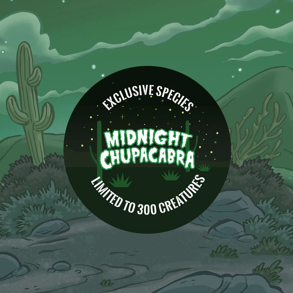 Cryptkins Unleashed: Midnight Chupacabra Vinyl Figure