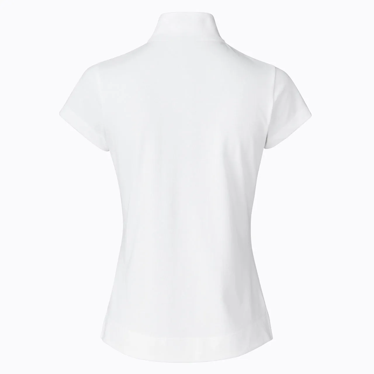Daily Sports Womens Kim White Cap Sleeve Polo Shirt - WHITE