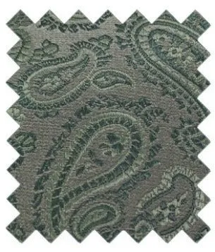 Dark Sage Paisley Wedding Swatch