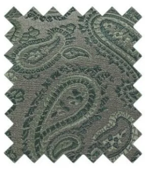 Dark Sage Paisley Wedding Swatch