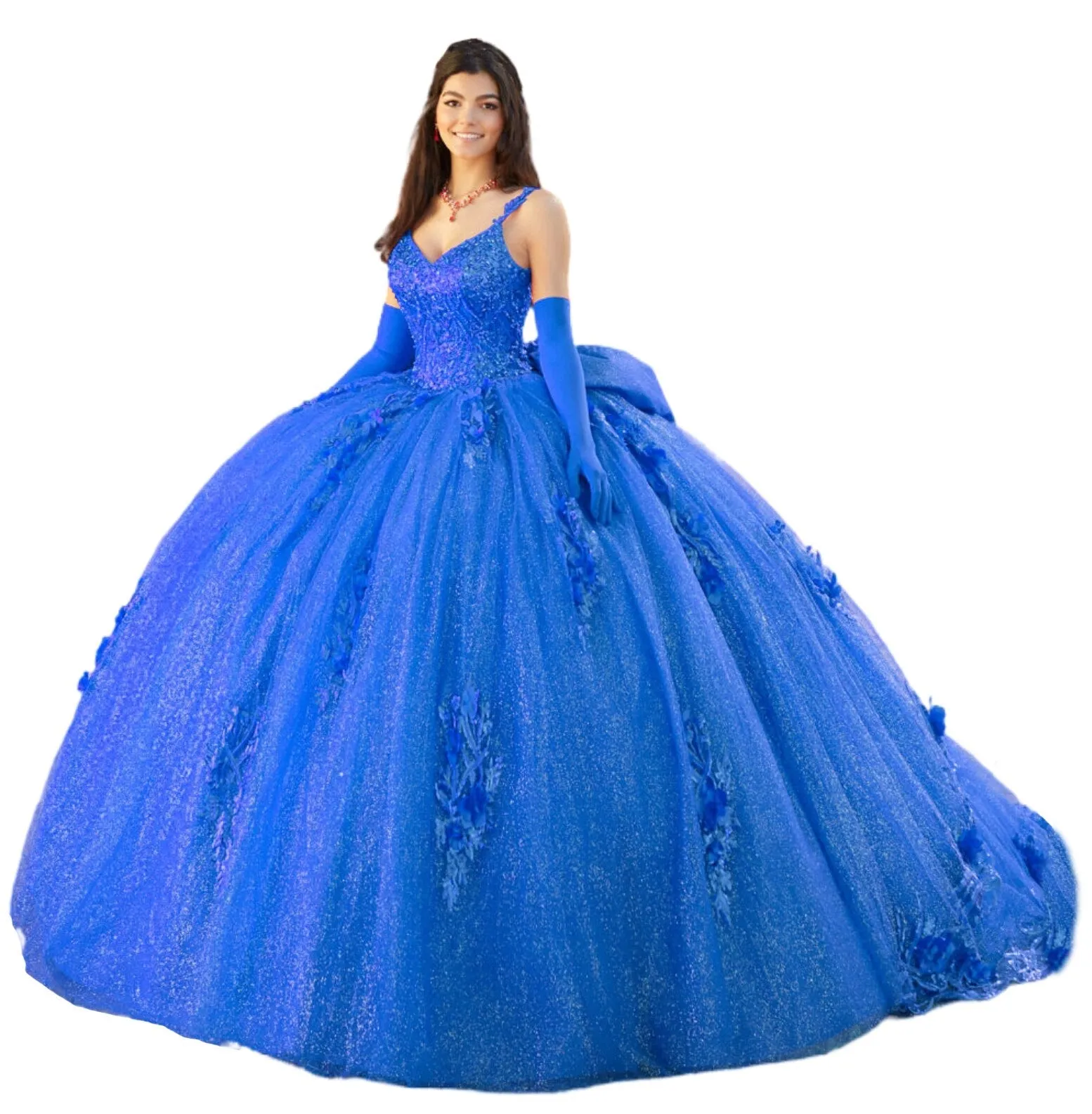 deanwangkt  Sequins Quinceanera Dresses  Sweet 15 Ball Gowns Crystal Bow Flower Lace Luxuy Girls Birthday Evening Formal Party Beaded Women