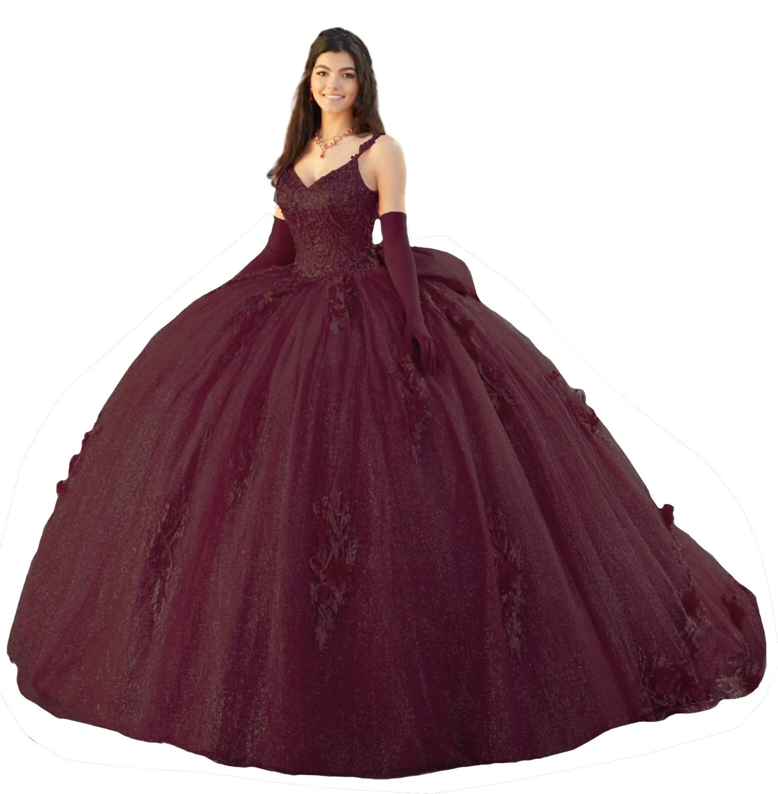 deanwangkt  Sequins Quinceanera Dresses  Sweet 15 Ball Gowns Crystal Bow Flower Lace Luxuy Girls Birthday Evening Formal Party Beaded Women