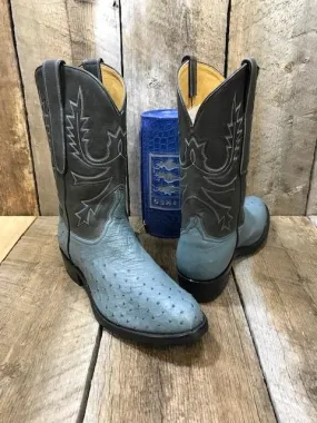 Denim Ostrich Tres Outlaws Men's Classic Boot 3820