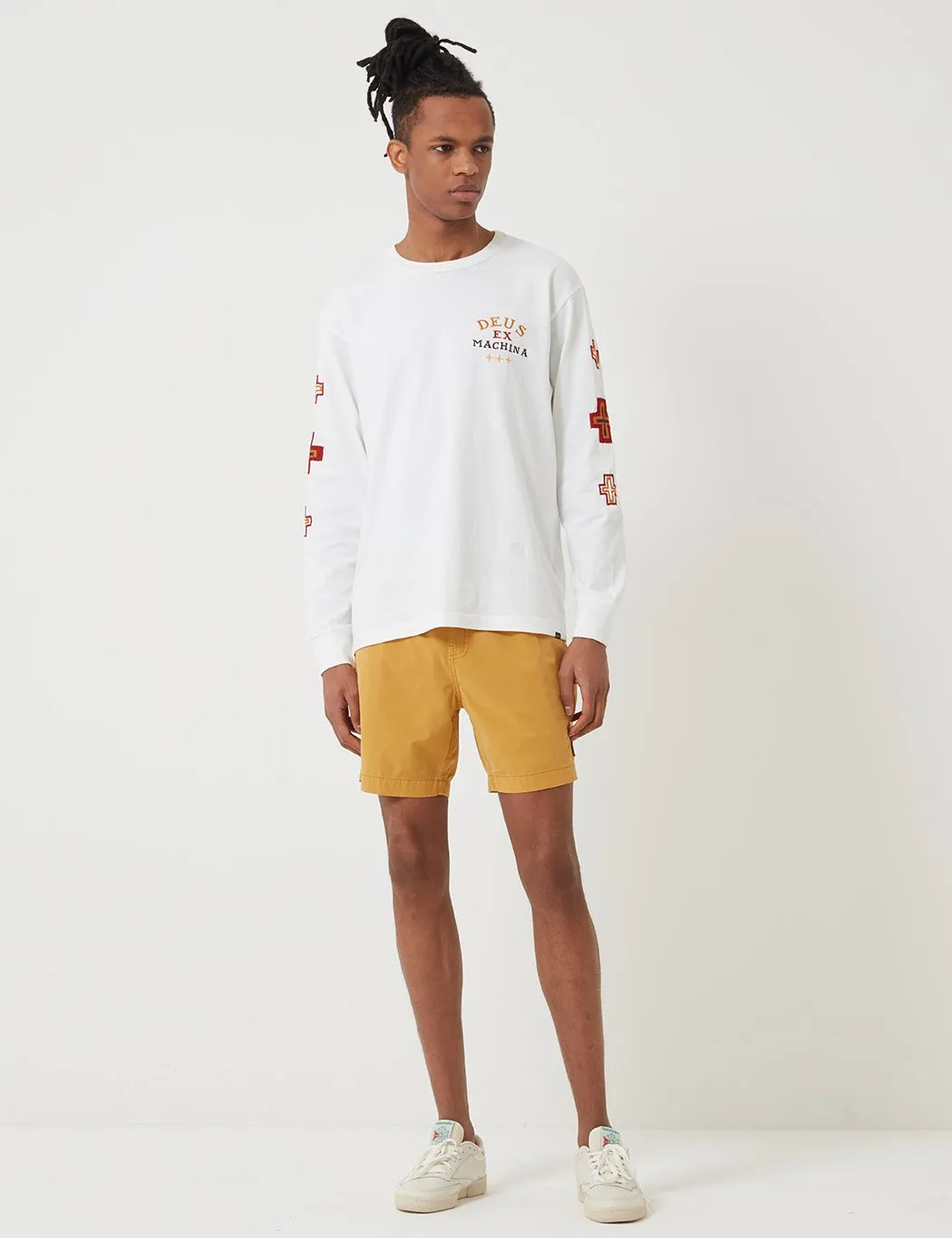 Deus Ex Machina Sandbar Solid Garment Dye Shorts - Golden Rod