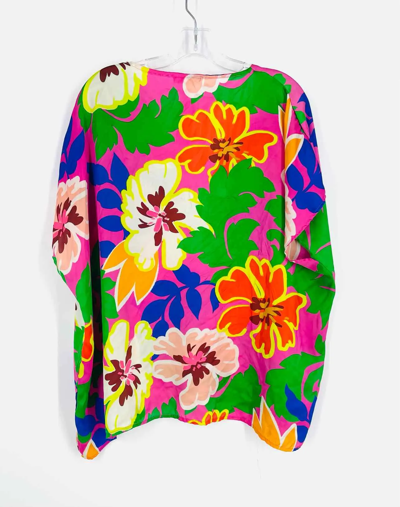 entro Size S Pink/Multi Floral Tops Top-Short Sleeve