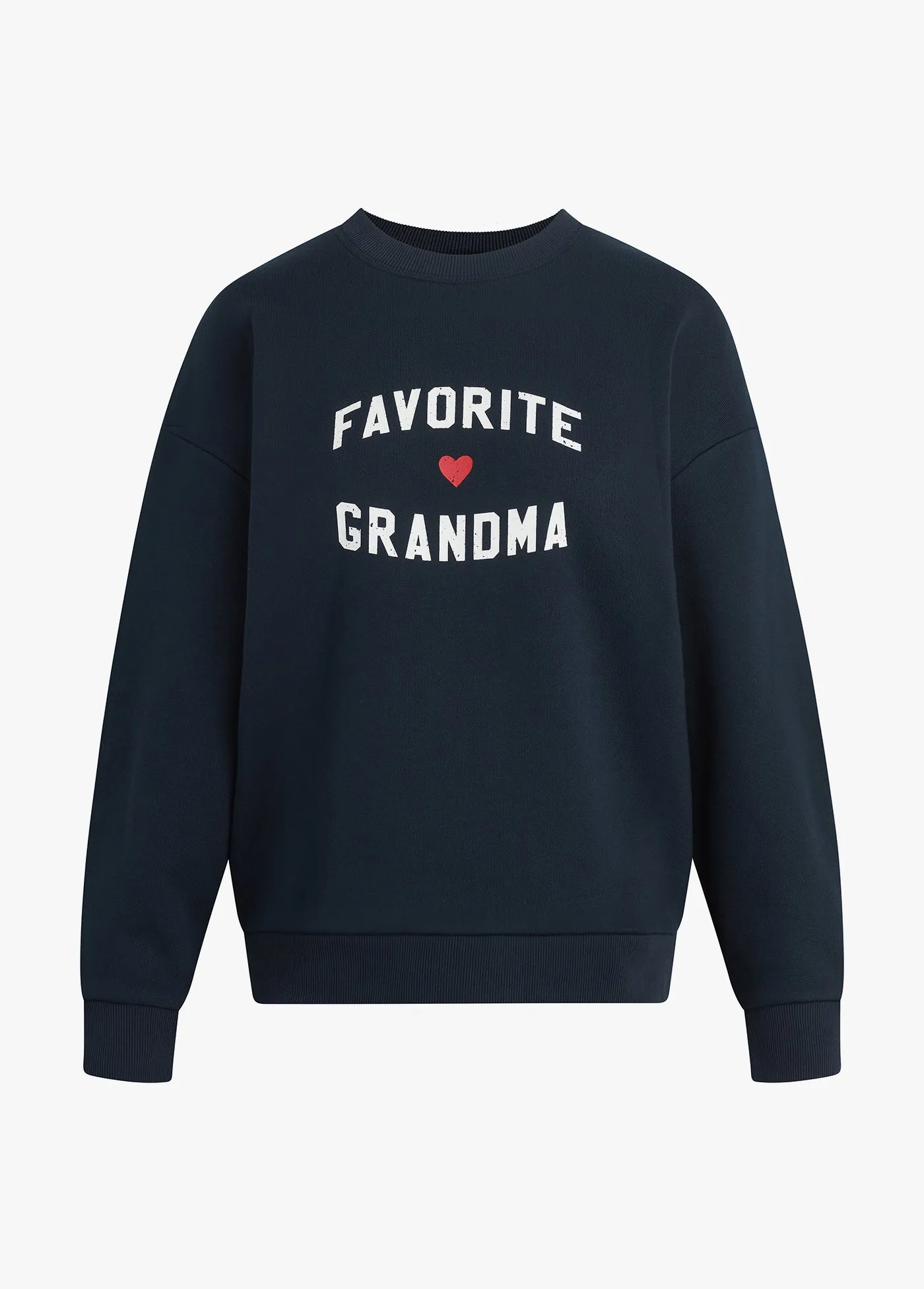 FAVORITE GRANDMA HEART LOGO SWEATSHIRT