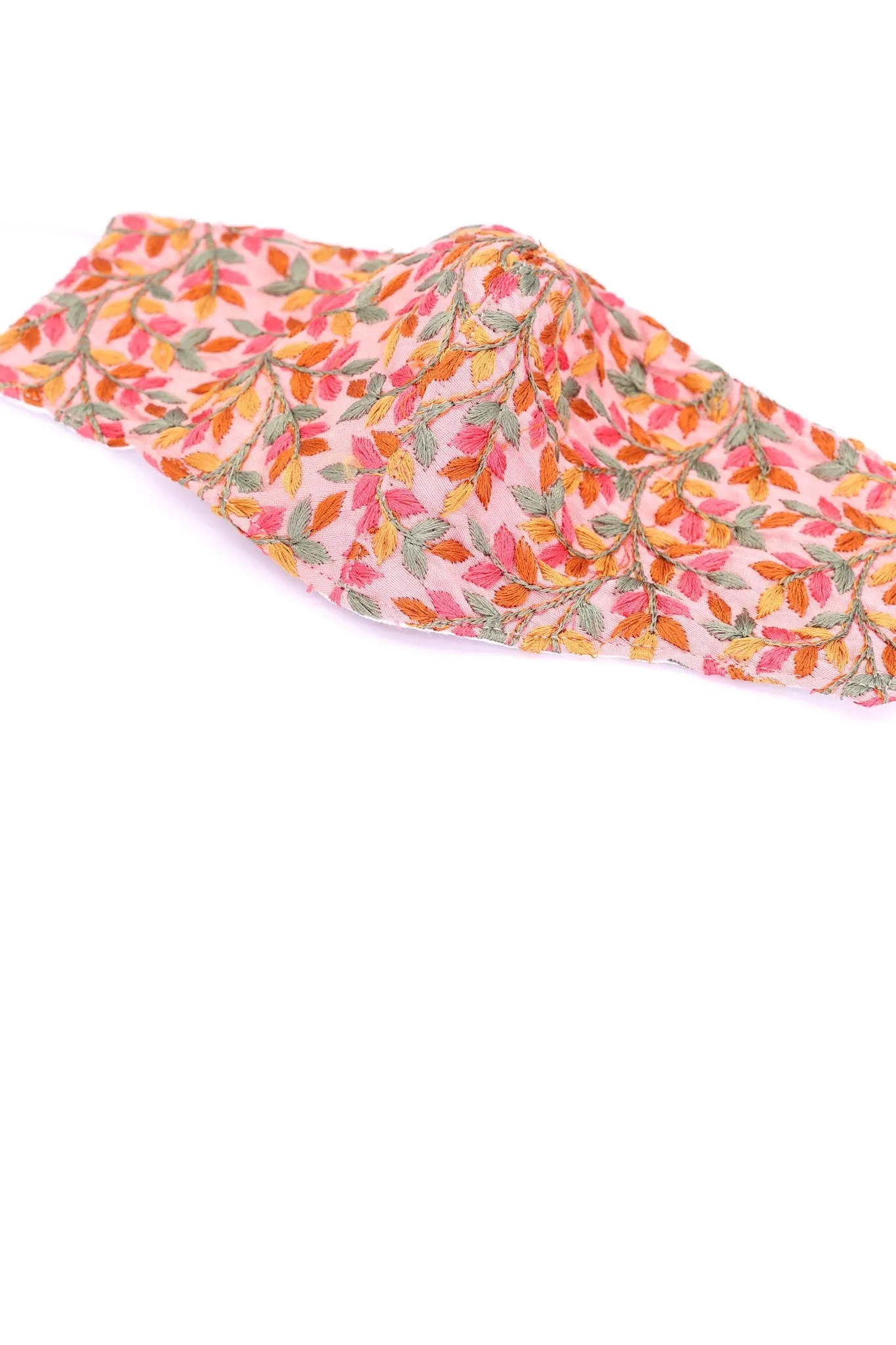 FLOWER EMBROIDERED FACE MASK ELENA