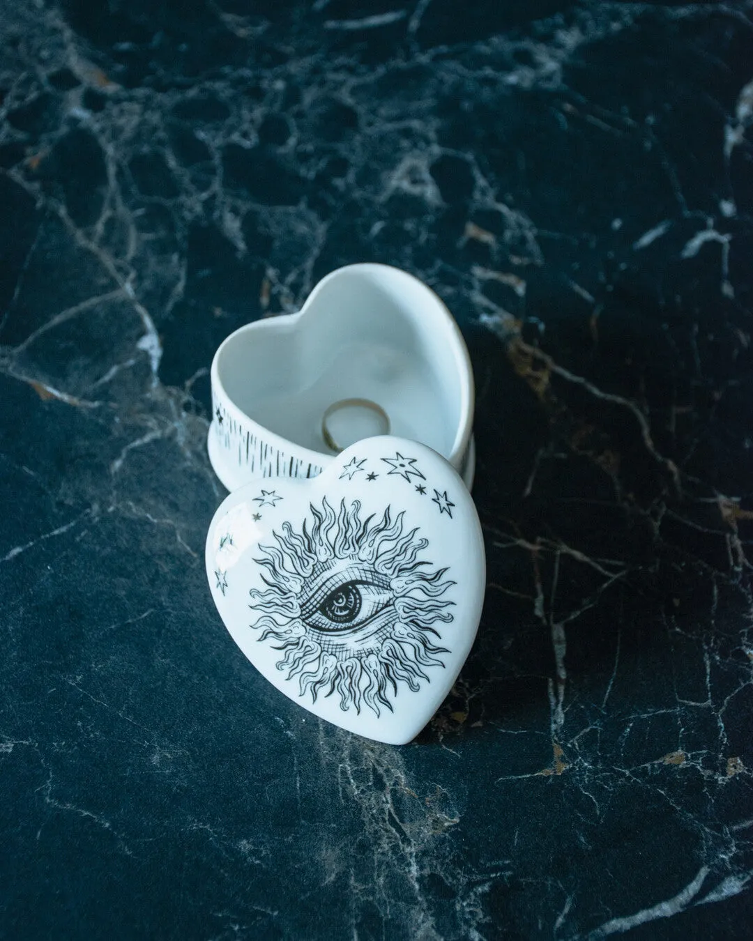 Heart Flare Trinket Box