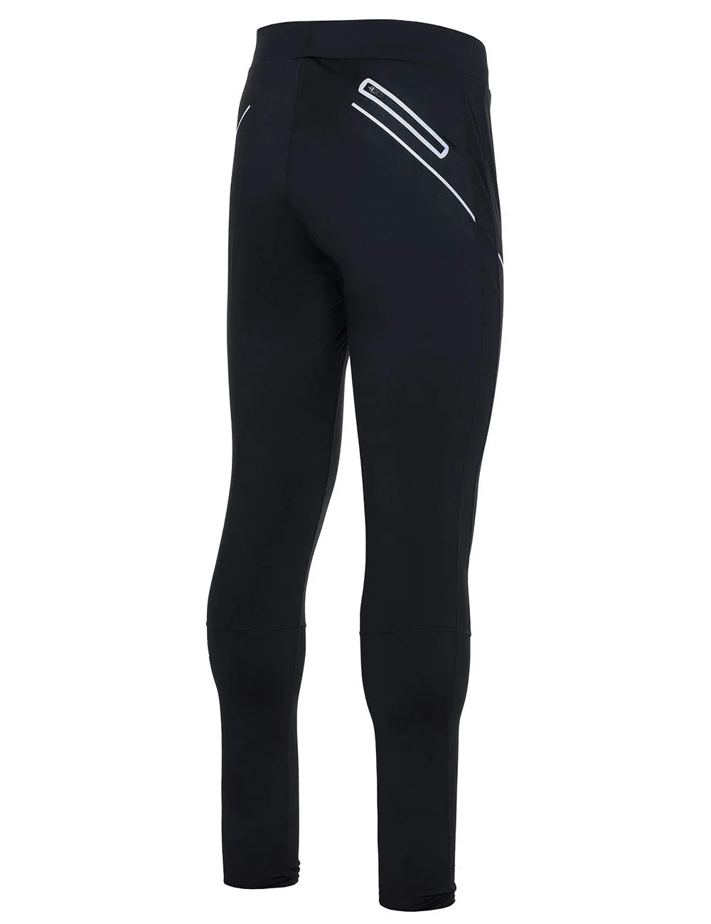 Herren Thermo Winter Laufhose Lang Pro Line Schwarz Setprodukt