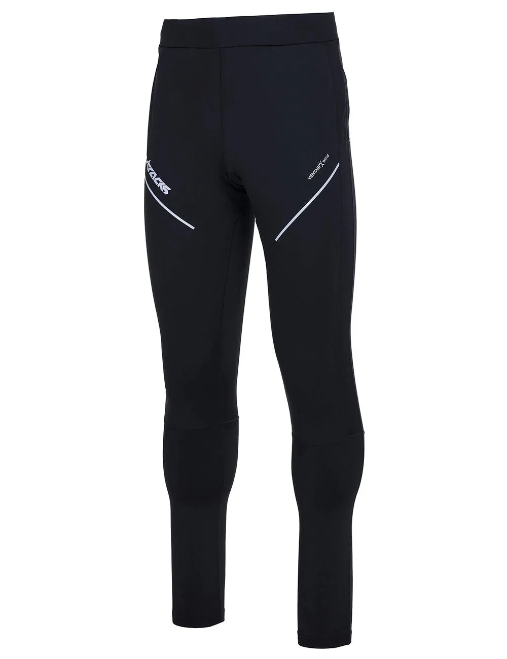 Herren Thermo Winter Laufhose Lang Pro Line Schwarz Setprodukt